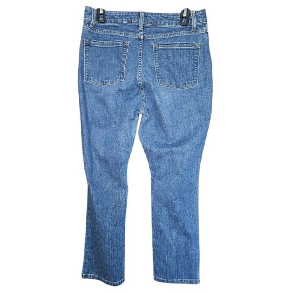 Vintage L.L. Bean True Shape Jeans 12P Blue Classic Fit Straight Leg 299515